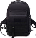 Tactical Backpack Military Molle Hiking 20-35L Tactical Outdoor Camouflage Bag Mountaineering Wild Camping Black