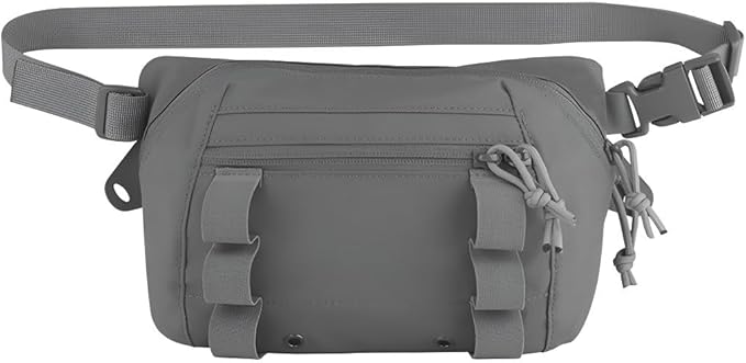 Tactical Pouch With Hook-and-Loop Panel Nylon Multipurpose Utility Bag With Elastic Straps For Team Activities Airsoft Cosplay