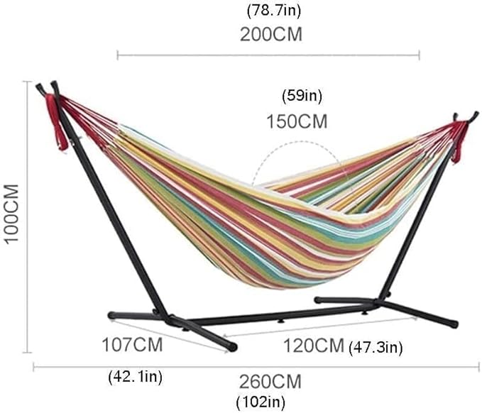 Hammock Camping Double Hammock Stand Portable Heavy Duty Hammock Stand Portable Steel Stand Only Outdoor Hammock