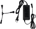 ASAHOM Power Injection T-Connector with S1080 Power Supply for ASAHOM S1080 AI RGBCW Permanent Outdoor Lights Black