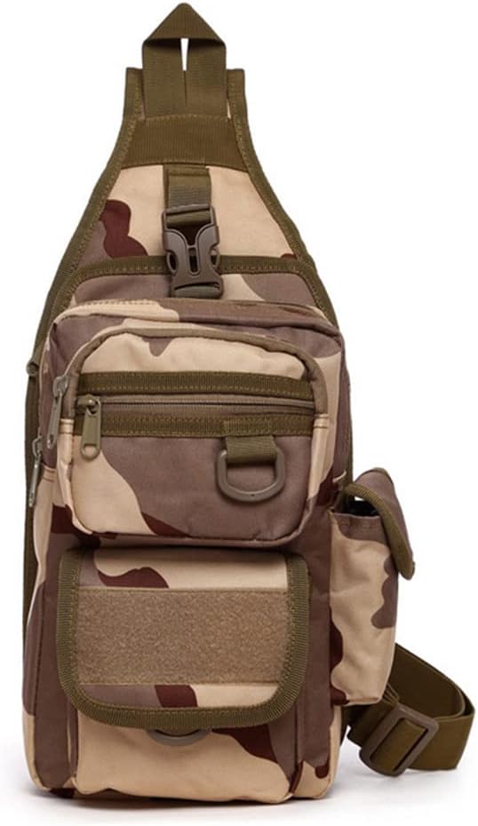 Outdoor Sports Hiking Sling Bag Shoulder Pack Camouflage Tactical 20L Chest Bag