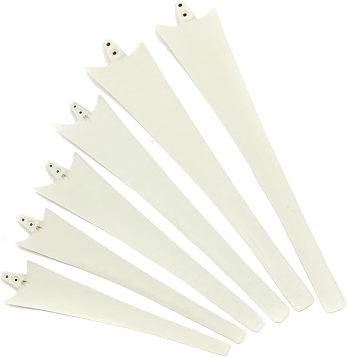 BRAVECOW Windmill Blades Replacement Delta Wing Blade Nylon Fiber Blade Wind Turbine Generator Blade Windmill Power Charge Accessories for Wind Generator (900mm)