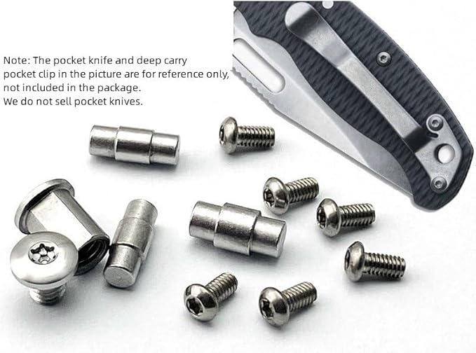 1 Set Stainless Scales Handle Torx Screw Replacement Fits for Demko AD20.5 DIY Making Accessory(Silver)