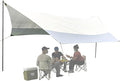 Camping Sunshade Awning | 5.2x4.5m Outside Sun Protection Shelter | Outdoor Canopy Shelter - for Beach Picnic Fishing Backyard Garden Patio Lawn