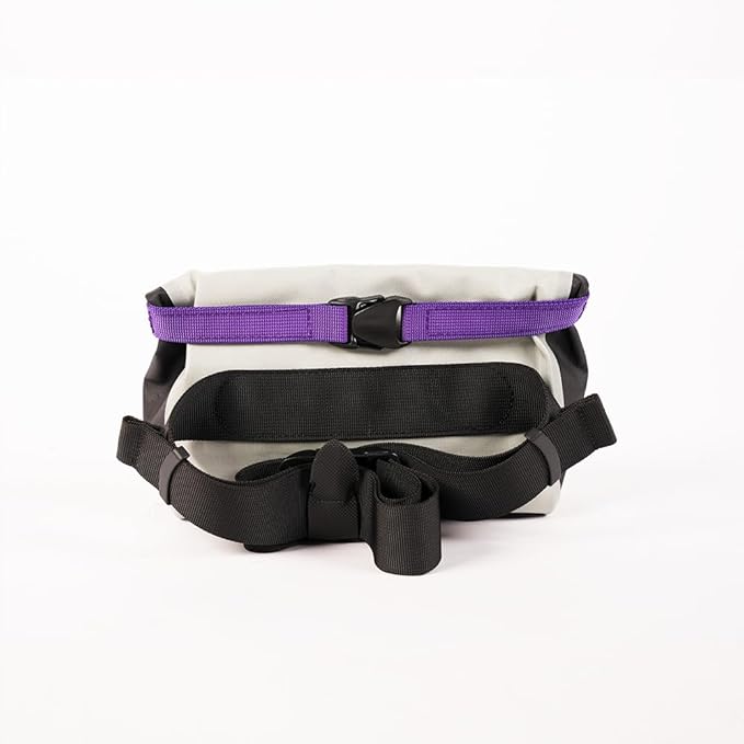 Waterproof Waist Bag for Surfing Paddleboarding BoatingCyclingWater Park Activities (Gary/purple)