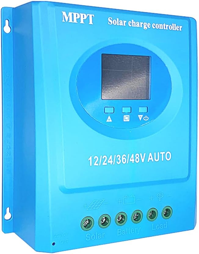 Irfora 100A MPPT Solar Controller 12V 24V 36V 48V LCD Display Battery Intelligent Regulator with Dual USB Output for Acid/Lithium Battery