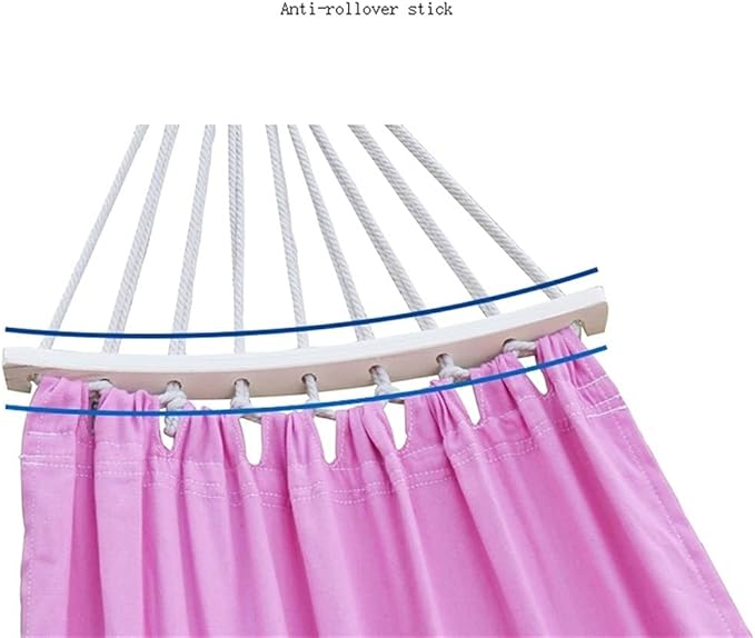 Portable Hammock Portable Child Hammock Green Fabric Air Hanging Swinging Camping Hammocks Kid Cotton Fabric Canvas Travel Hang Bed for Backpacking Beach (Color : Blue)