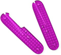 1 Pair Acrylic Scales Handle Fits for 91MM Custom Slip Resistant Handle Patch DIY Making Accessory