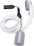 Luocute Portable Camping Shower IPX7 Water Proof 3 Adjustable Spray Modes Car or USB Powered Outdoor Electric Shower Pump Kit Suitable for Hiking Travel RV