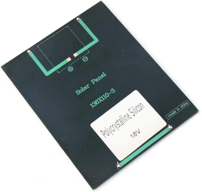 5pcs 18v Mini Polysilicon Solar Panel Module DIY Polysilicon Solar Epoxy Cell Charger 2w 18v 110ma 110x136mm