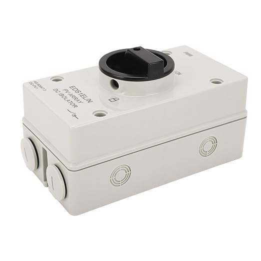 1000V 32A IP66 PV DC Isolator Switch Solar Disconnect Switch for Solar Power System RV Photovoltaic Switch
