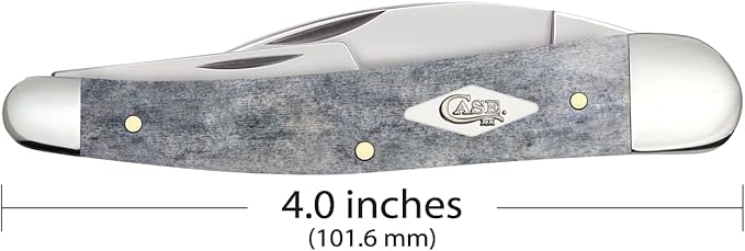 Case XX Pocket Knife SEAHORSE WHITTLER - GRAY SMOOTH BONE Item #34207-6355WH SS - Length Closed: 4Inches