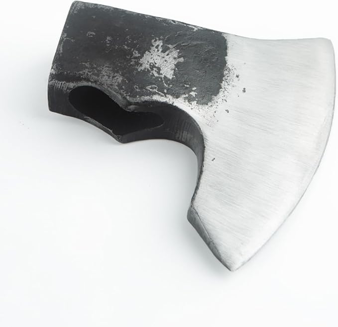 Forged Viking Axe Head Only High Carbon Steel Bushcraft Axe Hatchet Head for Outdoor Survival Hiking Camping Wood Chopping