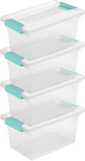 Sterilite 16-Pack Clip Box Clear Storage for Crafts Supplies and Office Items Medium