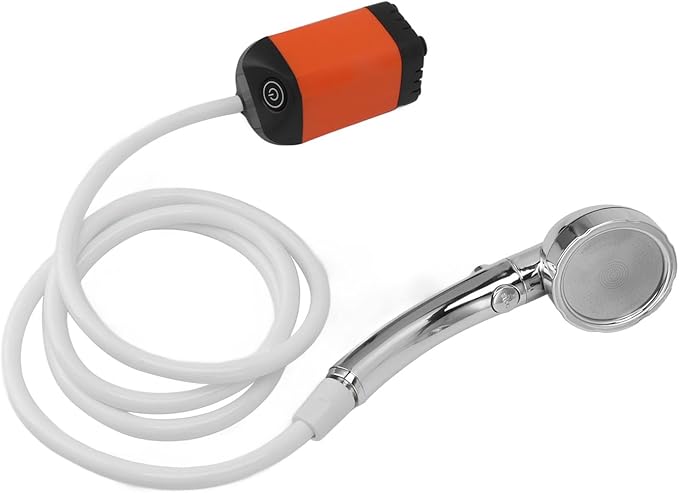 Portable Shower Camping Shower with 3 Gears Adjustable Water 4800mAh Rechargeable Battery for Outdoor Camping Car Washing Plant Watering