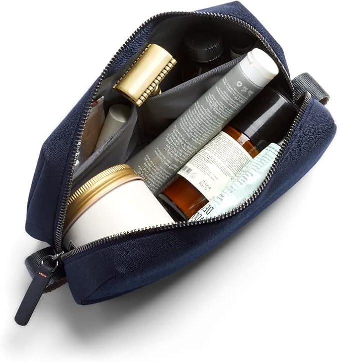 Bellroy Toiletry Kit (Unisex Toiletry Bag Zipper Closure Water-Resistant Lining Toothbrush Sleeve with Magnetic Closure Internal Mesh Pocket Organization) -Bronze