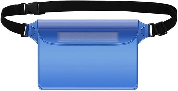 Waterproof Dry Bag Waterproof Swimming Bag Drifting Diving Shoulder Waist Pack Bag Underwater Mobile Phone Bags for Beach Boating Water Sports for SwimmingBoating(Dark Blue)