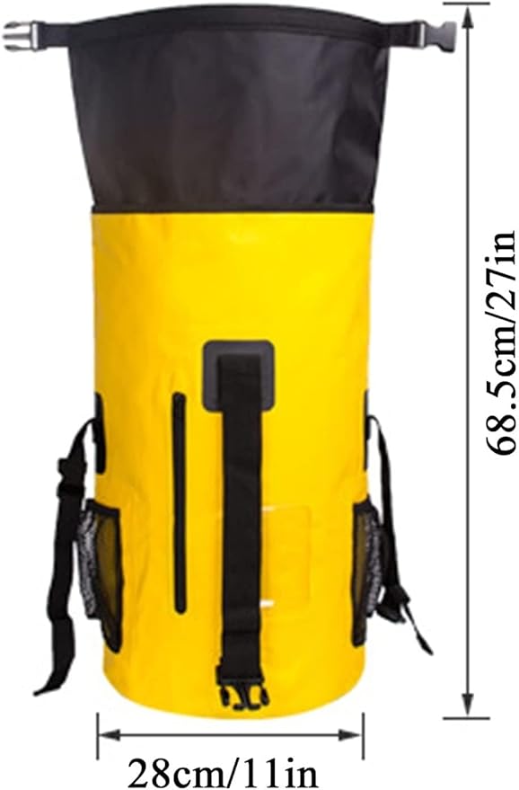 Waterproof Dry Bags Lightweight Floating Back Pack Drybag Outdoors Waterproof Dry Bag for Kayaking Boating Scuba Diving (Color : Blue)