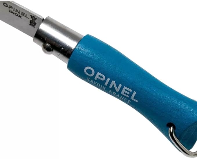Opinel N02 CYAN KEYRING /6