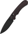 Folding Pocket Knife 3.31'' 154CM Blade EDC Knife Erogonomic Canvas Micarta Handle Pocket Knives for Men Hunting Hiking Survival Knives (Red)