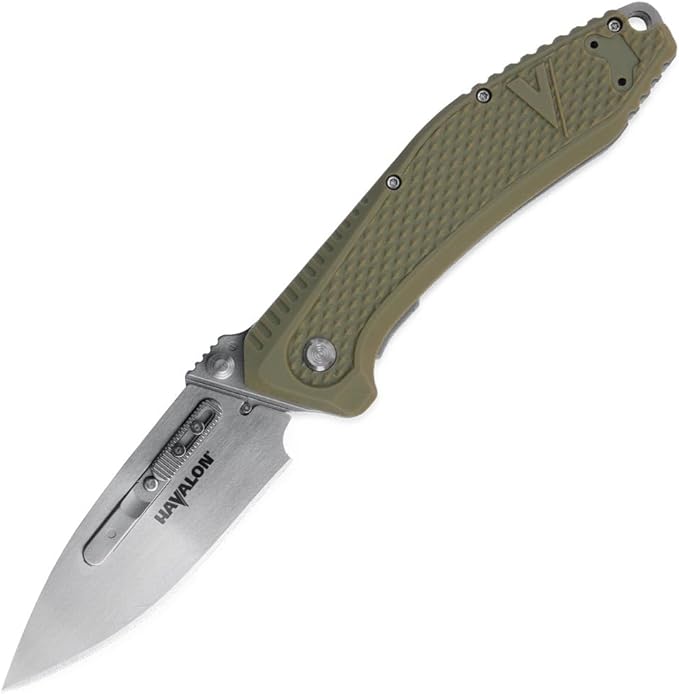 Havalon Knives REDI Hunting Knife - Ultra-Sharp Lightweight Replaceable Blade Folding Knife for Hunting Fishing and Outdoor Adventure – Green