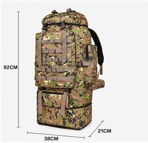 Tactical Backpack Military Molle Hiking 36-55L Camouflage Mountaineering Bag Tactical Hiking Bag Cycling Jungle Camouflage