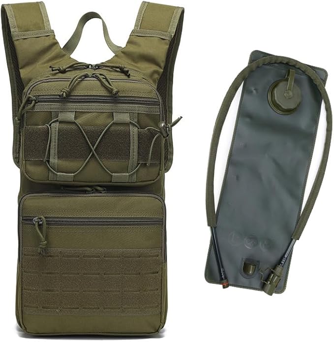 Outdoor Sports Hiking Bag Tactical Assault Combat Camouflage Tactical Molle Water Pack Hydration Pack