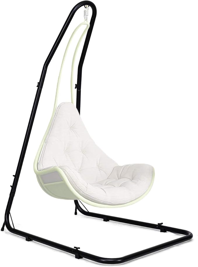 S AFSTAR Hammock Chair Stand Only Hanging Hammock Stand with 9 Adjustable Height from 77”-93” Heavy-Duty Steel Stand Only 330 LBS Load Capacity Only Hammock Swing Stand for Indoor Outdoor Black