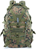 Jungle Leopard 40L Tactical Backpack Men Camping Hiking Bag Reflective Travel Survival MOLLE Climbing Rucksack(WD)