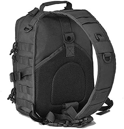 Outdoor Sports Hiking Sling Bag Shoulder Pack Camouflage Tactical Molle Chest Bag - Typhoon