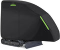 Fafeicy Mini Excavator Cover for 800-1600kg 210D Oxford Fabric Zippered Black Fits Mini Excavators Approx. 355.6 x 114.3 x 190.5cm