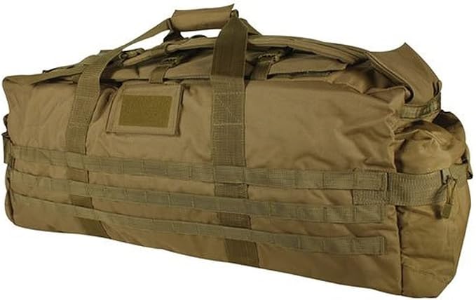 Fox Outdoor Products Jumbo Patrol Bag - Convertible Gear Hauler with Backpack Straps Compression Straps &amp Modular Storage