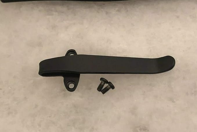 Matte Black Titanium Deep Carry Pocket Clip For Benchmade Casbah 4400 Knife