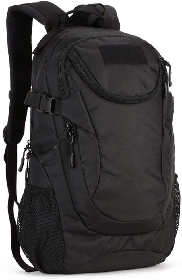 UNISTRENGH 25L Backpack Military Tactical Daypack Water-resistance Assault Gear Rucksack for Hunting Trekking Travelling (Black)