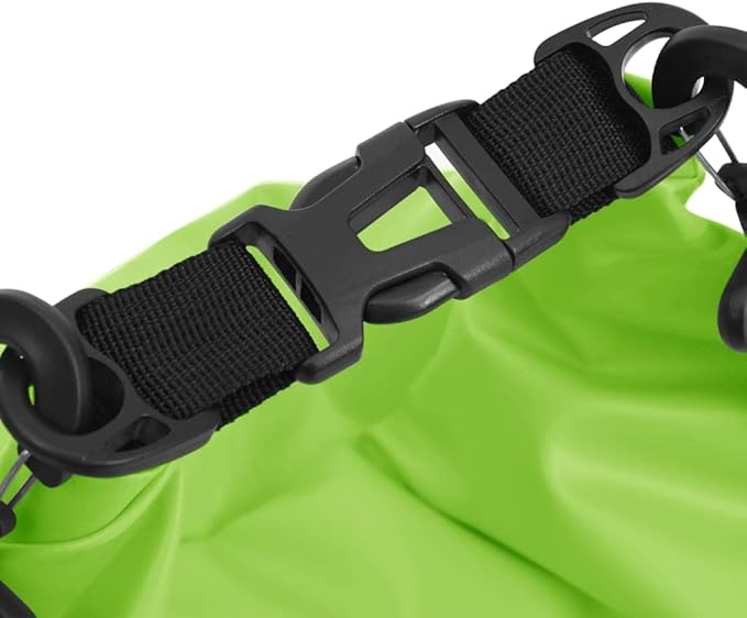 SKM Dry Bag with Zipper Green 5.3 gal PVC
