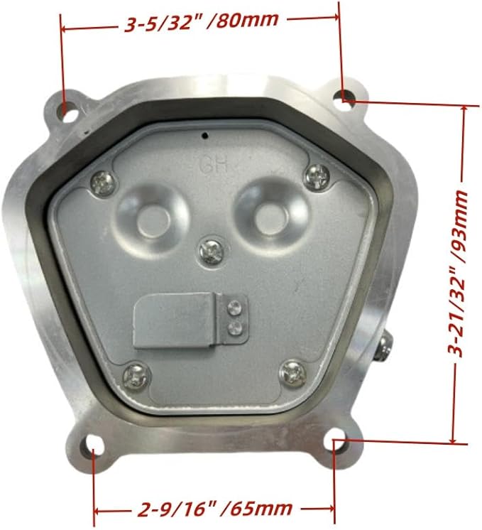 Cylinder Head Cover with Gasket Bolts and Breather Tube for Predator Inverter Generators 9500-Watt Surge / 7600-Watt Running (SKU# 71365 59188) for DuroMax XP9000iH XP9500iH Inverter Generator