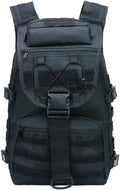 Military Tactical Backpack Army 3 Day Assault Pack Molle Bag Backpacks Hiking Daypacks For Men (Black)