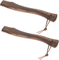 balacoo 2pcs Ergonomic Axe Handles Wooden Grips for Axe Handles Replacement for Camping Firewood