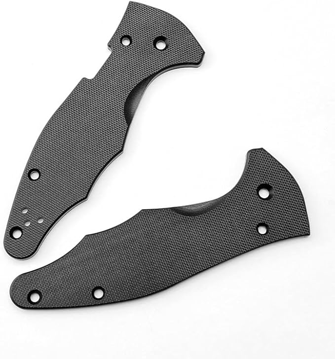 1 Pair Custom G10 Scales Fits for Yojimbo 2 C85 CNC Handle Patch DIY Accessory(Black)