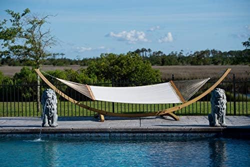Hatteras Hammocks 4-Ply Cypress Roman Arc 15 ft. Hammock Stand Award Winning Design Southern Cypress Wood Rust Resistant Hardware Handcrafted in The Carolinas 450 Pound Weight Capacity