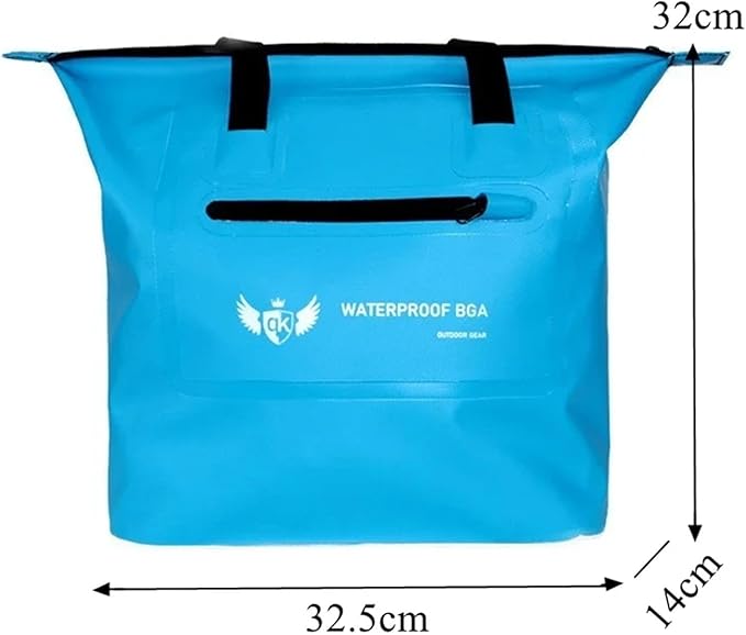 Snacko PVC Waterproof Dry Bag for Swimming Rafting and Kayaking - Durable Floating Shoulder Bag for Outdoor Adventures(Yellow)