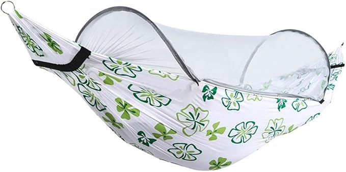 Portable Hammock Portable Outdoor Camping Hammock Hanging Chair Garden Hammock for Backpacking Beach (Color : White Transparent Brown)