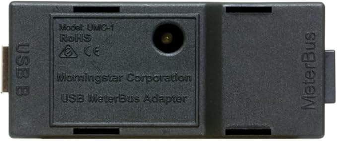 Morningstar USB MeterBus Adapter (UMC-1) - Converts a Morningstar Product's RJ-11 Electrical Interface to USB 2.0 Interface - Allows Communication Between PC and Charge Controller or Inverter