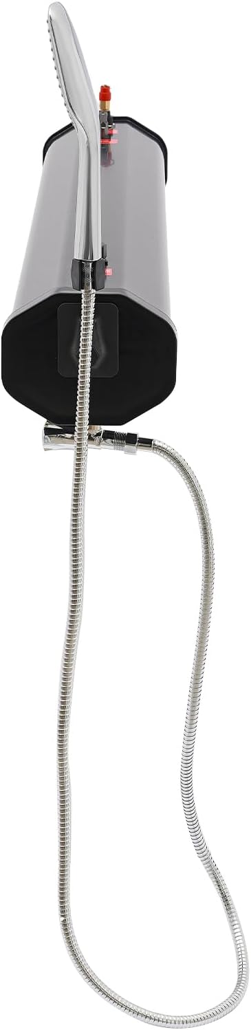 Pressurized Water Tank Multi-Dispensing Outdoor Roof Rack Water Tank Portable Road Camping Shower Water Storage with Water Hose Roof Rack Mounted Off-Road Shower