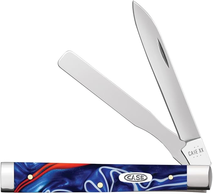 Case XX Pocket Knife PATRIOTIC KIRINITE® SMOOTH BABY DOC Item #11227-10282SP SS - Length Closed: 2 7/8Inches
