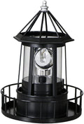 DOITOOL Led Solar Revolving Lighthouse Light Outdoor Rotating Landscape Lamp Waterproof Solar Powered Lantern for Garden Patio Yard Decoration