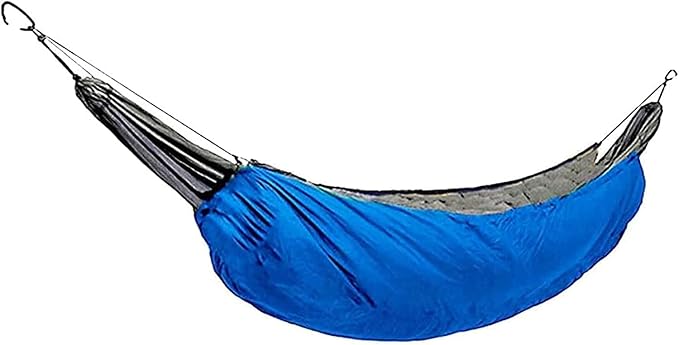 Camping Hammock Underquilt Thickened Insulation Foldable Travel Hammock Windproof Winter Warmer Hammock for Camping Courtyard Garden Field