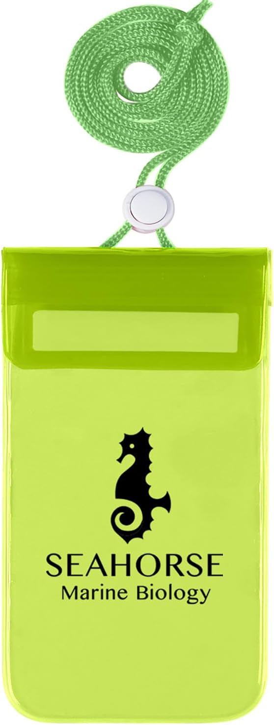 Waterproof Dry Bag With Window Customize Text Name or Personalized Image $1.81 Each - Sold in Pack of 100 - Lime