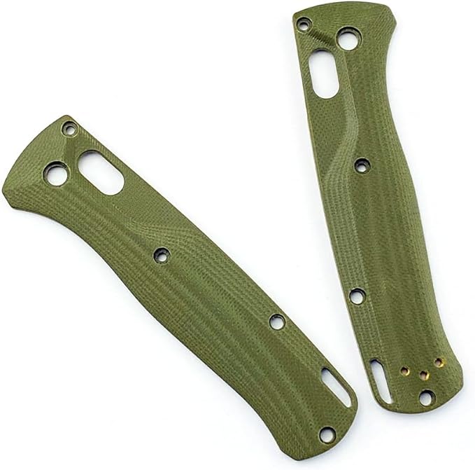 1 Pair Scales Handle Fits for Benchmade Bugout 535 Custom G10 Handle Patch Replacement