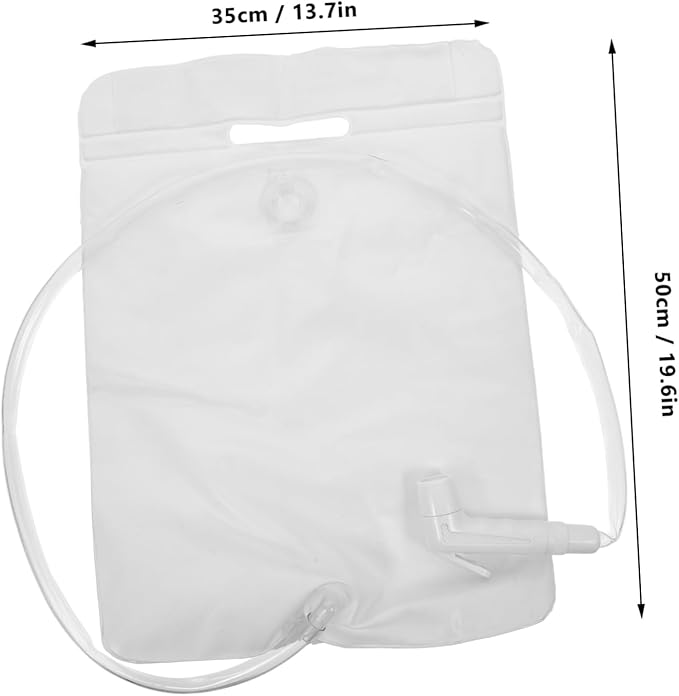 Portable Outdoor Shower Bag Lightweight Water Bag for Camping Hiking Emergencies Includes Showerhead for Control Durable Compact Design